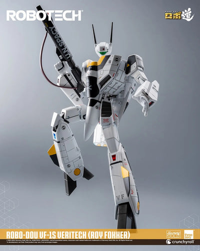 ROBO-DOU ROBOTECH VF-1S Veritech (Roy Fokker) – Threezero – ActionFigure Brasil — ambientada