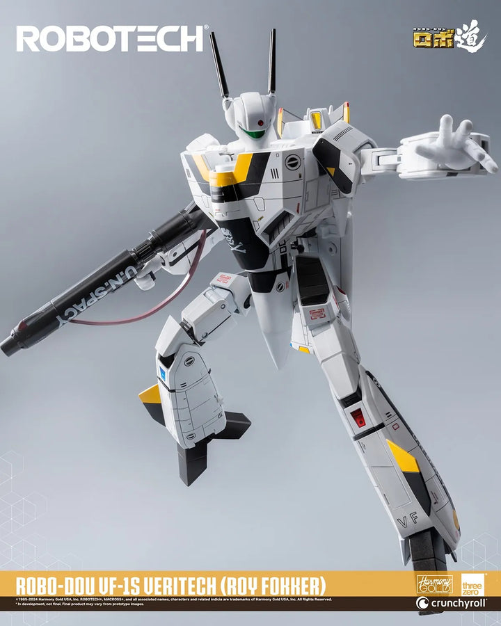 ROBO-DOU ROBOTECH VF-1S Veritech (Roy Fokker) – Threezero – ActionFigure Brasil