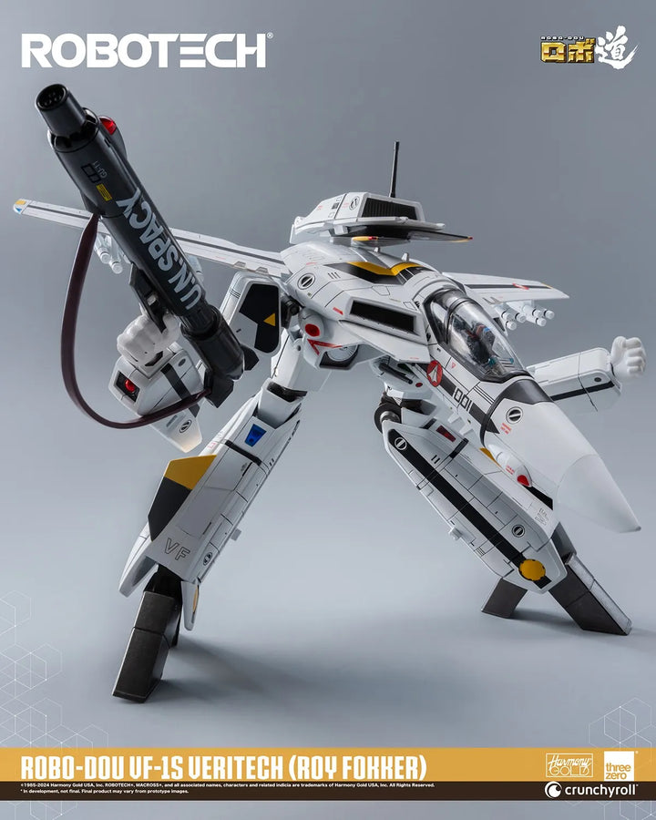 ROBO-DOU ROBOTECH VF-1S Veritech (Roy Fokker) – Threezero – ActionFigure Brasil