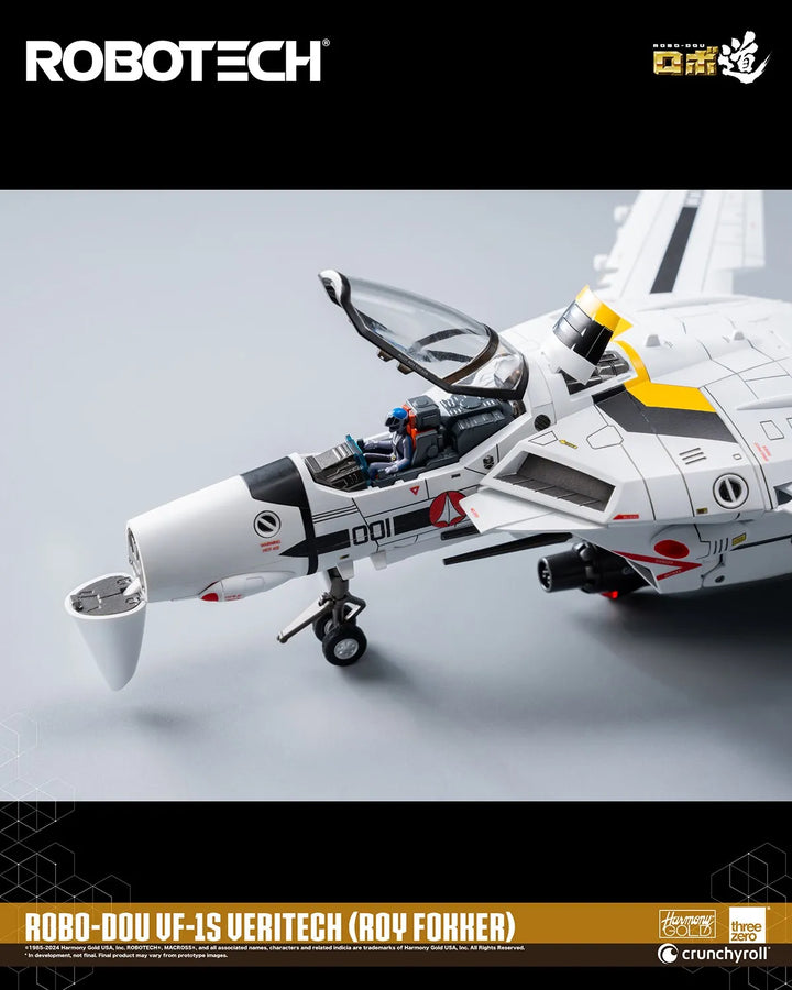 ROBO-DOU ROBOTECH VF-1S Veritech (Roy Fokker) – Threezero – ActionFigure Brasil