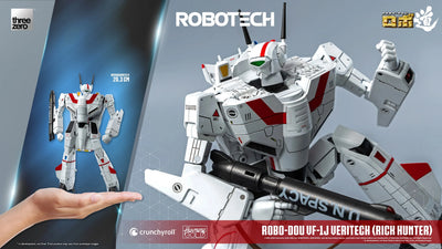 ROBO-DOU VF-1J Veritech (Rick Hunter) – Threezero – ActionFigure Brasil — ângulo diferente