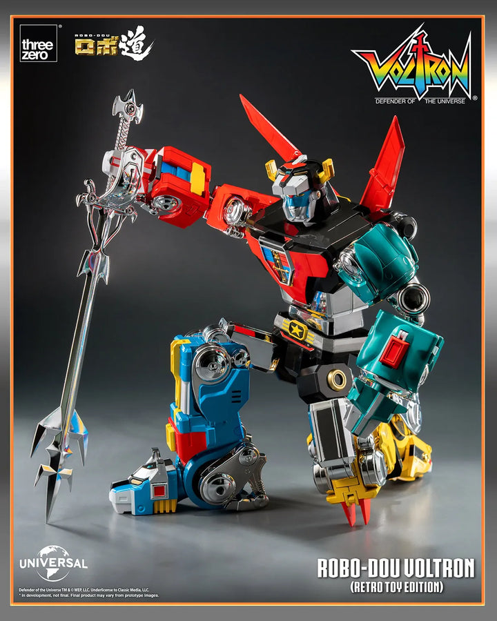 ROBO-DOU Voltron (Retro Toy Edition) – Threezero – ActionFigure Brasil