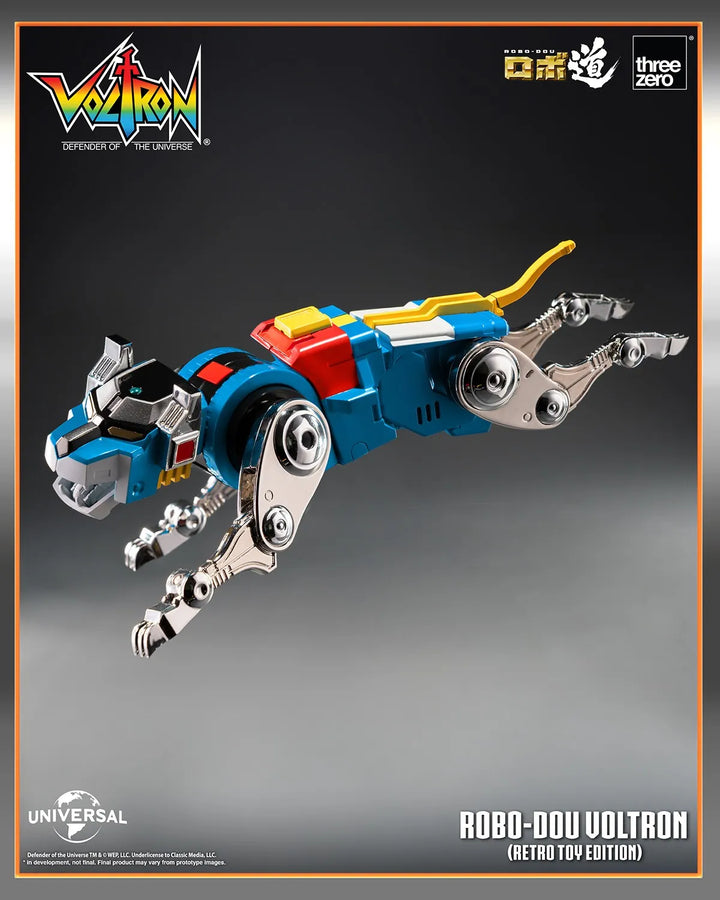 ROBO-DOU Voltron (Retro Toy Edition) – Threezero – ActionFigure Brasil