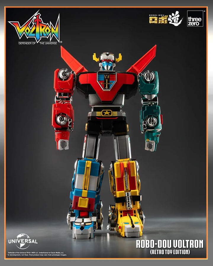ROBO-DOU Voltron (Retro Toy Edition) – Threezero – ActionFigure Brasil
