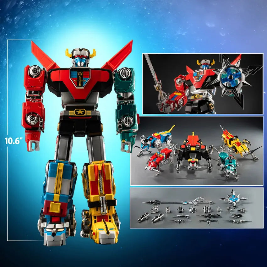 ROBO-DOU Voltron (Retro Toy Edition) – Threezero – ActionFigure Brasil