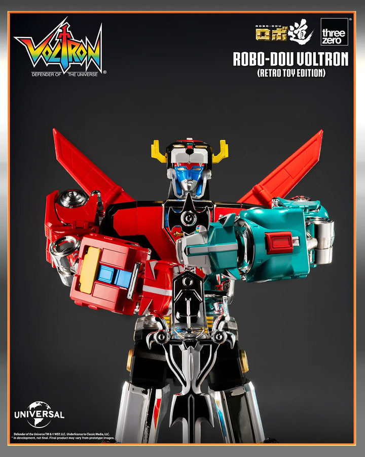ROBO-DOU Voltron (Retro Toy Edition) – Threezero – ActionFigure Brasil