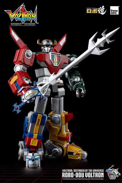 ROBO-DOU Voltron – Threezero – ActionFigure Brasil — embalagem
