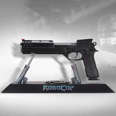 RoboCop Auto 9 Life-Size - LIMITED EDITION: 500 – Hollywood Collectibles Group – ActionFigure Brasil — com base expositora