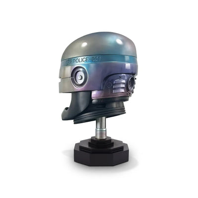 RoboCop Helmet Life-Size - LIMITED EDITION: 500 – Hollywood Collectibles Group – ActionFigure Brasil — close