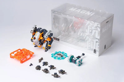 Robot Build - RB-16 Magni - Universal Color Ver. (Wave)ㅤ – Wave – ActionFigureBrasil — com base expositora