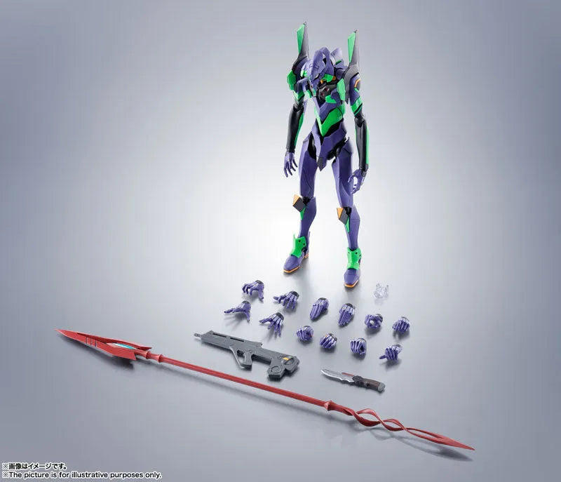 Robot Spirits <SIDE EVA> EVA-01 + Spear of Cassius (Renewal Color Edition)ㅤ – Bandai Spirits – ActionFigureBrasil