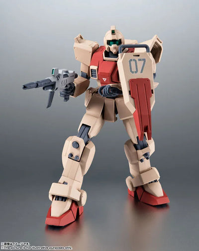 Robot Spirits -SIDE MS- RGM-79 (G) GM Ground Type ver. A.N.I.M.E. "Mobile Suit Gundam The 08th MS Team"ㅤ – Bandai Spirits – ActionFigureBrasil — ângulo diferente