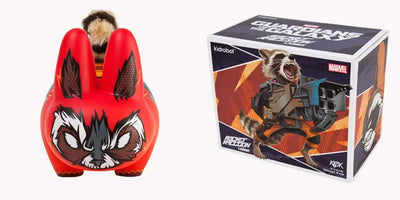 Rocket Raccoon Labbit – Kidrobot – ActionFigure Brasil — embalagem