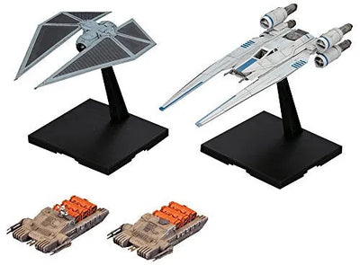 Rogue One: A Star Wars Story - Spacecrafts & Vehicles - Star Wars Plastic Model - TIE Striker - 1/144 (Bandai)ㅤ – Bandai – ActionFigureBrasil