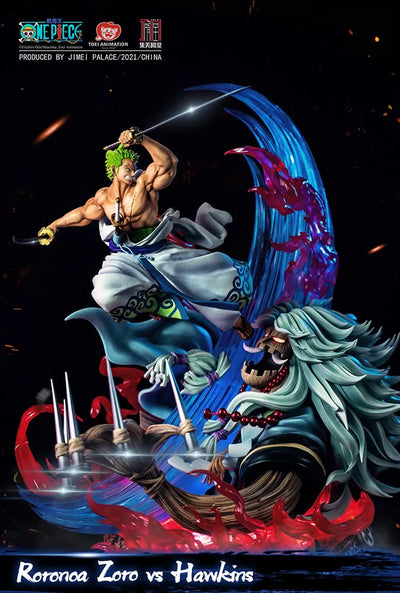 Roronoa Zoro VS Hawkins – Jimei Palace – ActionFigure Brasil — embalagem