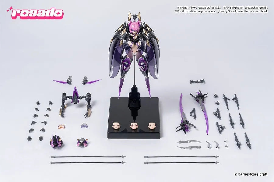 rosado Project - RS-02 -Hoshika - Black Iris - 1/10 (Seiji Kaku)ㅤ – Seiji Kaku – ActionFigureBrasil