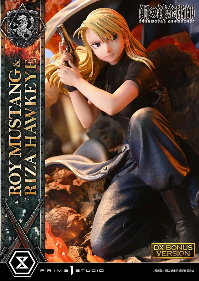 Roy Mustang & Riza Hawkeye (Deluxe Bonus Version) Fullmetal Alchemist – Prime1Studio – ActionFigure Brasil
