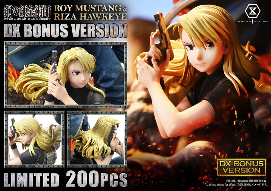 Roy Mustang & Riza Hawkeye (Deluxe Bonus Version) Fullmetal Alchemist – Prime1Studio – ActionFigure Brasil