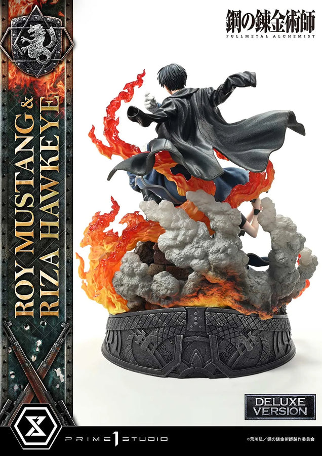 Roy Mustang & Riza Hawkeye (Deluxe Bonus Version) Fullmetal Alchemist – Prime1Studio – ActionFigure Brasil