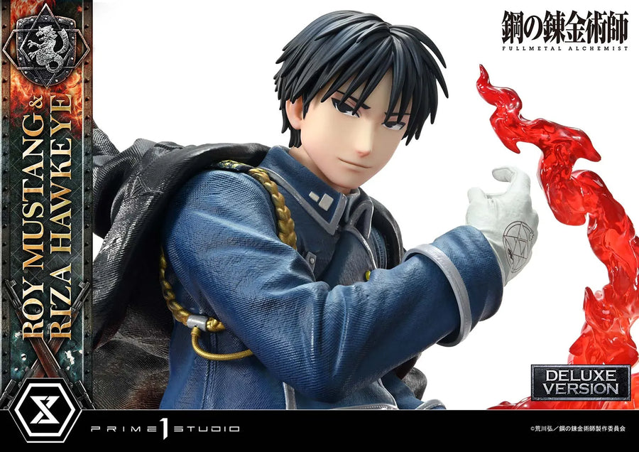 Roy Mustang & Riza Hawkeye (Deluxe Bonus Version) Fullmetal Alchemist – Prime1Studio – ActionFigure Brasil