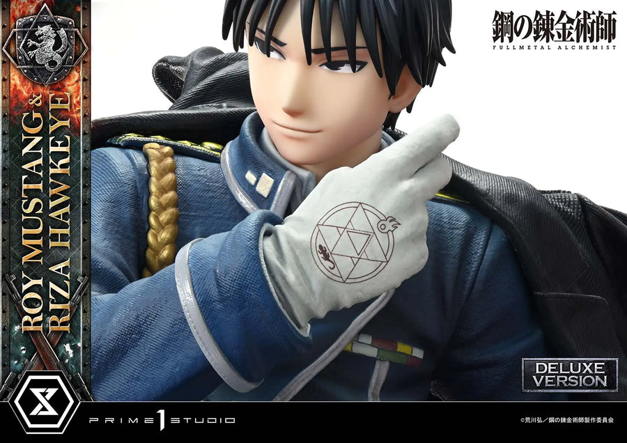 Roy Mustang & Riza Hawkeye (Deluxe Bonus Version) Fullmetal Alchemist – Prime1Studio – ActionFigure Brasil