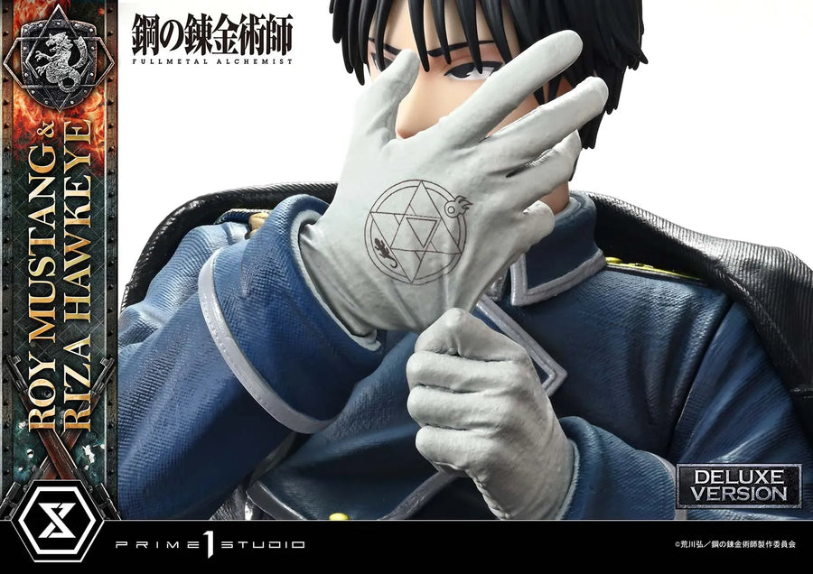 Roy Mustang & Riza Hawkeye (Deluxe Bonus Version) Fullmetal Alchemist – Prime1Studio – ActionFigure Brasil