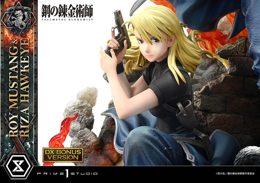 Roy Mustang & Riza Hawkeye (Deluxe Bonus Version) Fullmetal Alchemist – Prime1Studio – ActionFigure Brasil
