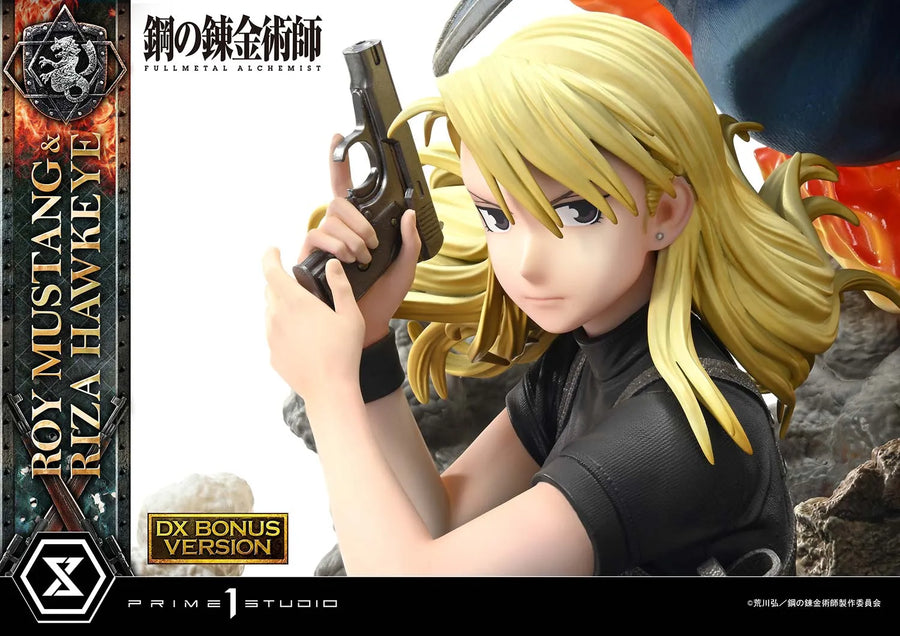 Roy Mustang & Riza Hawkeye (Deluxe Bonus Version) Fullmetal Alchemist – Prime1Studio – ActionFigure Brasil