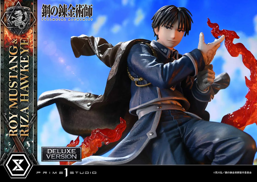 Roy Mustang & Riza Hawkeye (Deluxe Bonus Version) Fullmetal Alchemist – Prime1Studio – ActionFigure Brasil