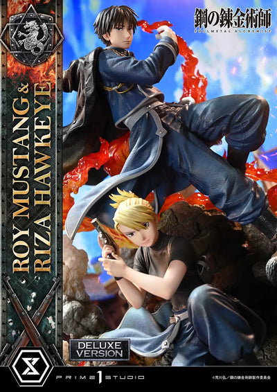 Roy Mustang & Riza Hawkeye (Deluxe Version) Fullmetal Alchemist – Prime1Studio – ActionFigure Brasil