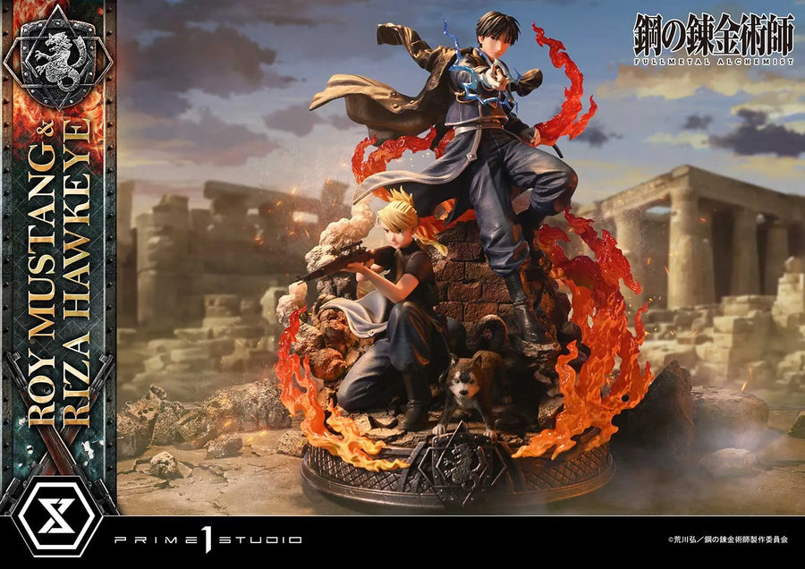 Roy Mustang & Riza Hawkeye (Regular Version) Fullmetal Alchemist – Prime1Studio – ActionFigure Brasil