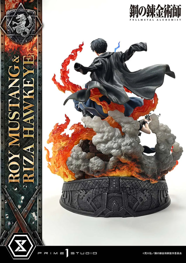 Roy Mustang & Riza Hawkeye (Regular Version) Fullmetal Alchemist – Prime1Studio – ActionFigure Brasil