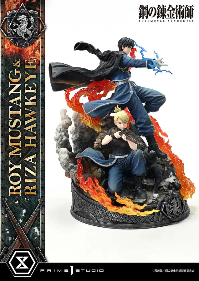 Roy Mustang & Riza Hawkeye (Regular Version) Fullmetal Alchemist – Prime1Studio – ActionFigure Brasil