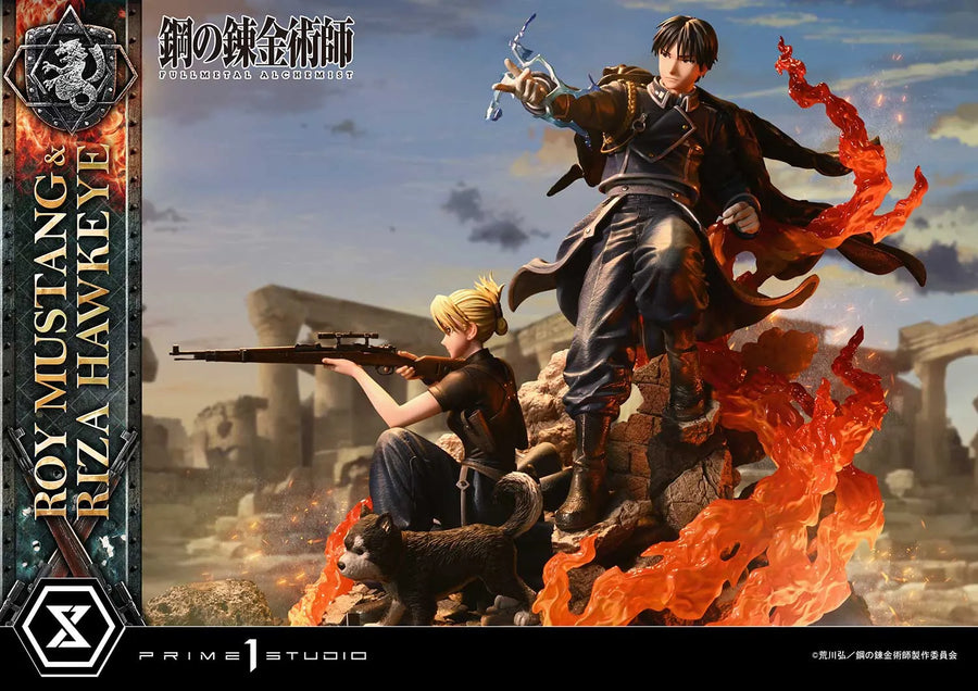 Roy Mustang & Riza Hawkeye (Regular Version) Fullmetal Alchemist – Prime1Studio – ActionFigure Brasil