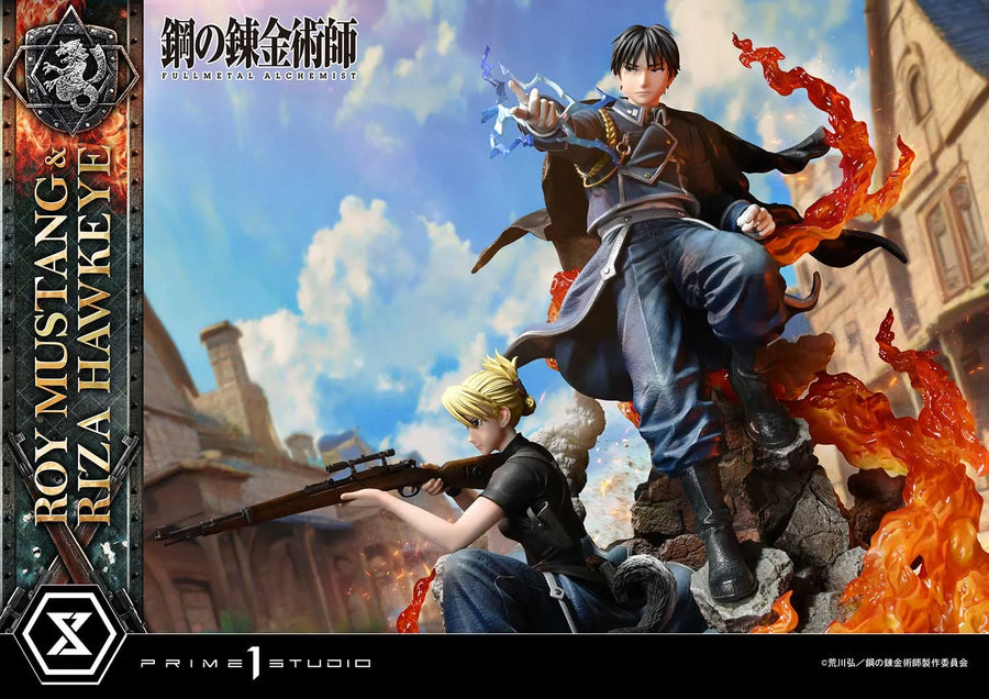 Roy Mustang & Riza Hawkeye (Regular Version) Fullmetal Alchemist – Prime1Studio – ActionFigure Brasil
