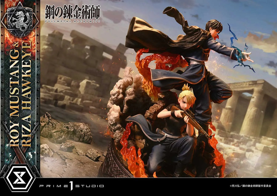 Roy Mustang & Riza Hawkeye (Regular Version) Fullmetal Alchemist – Prime1Studio – ActionFigure Brasil