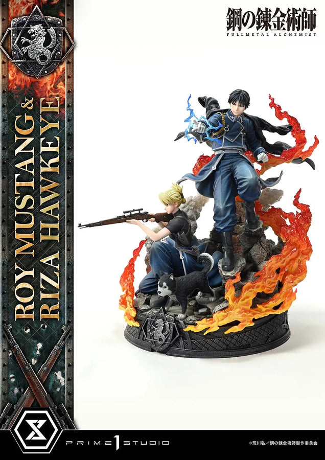 Roy Mustang & Riza Hawkeye (Regular Version) Fullmetal Alchemist – Prime1Studio – ActionFigure Brasil