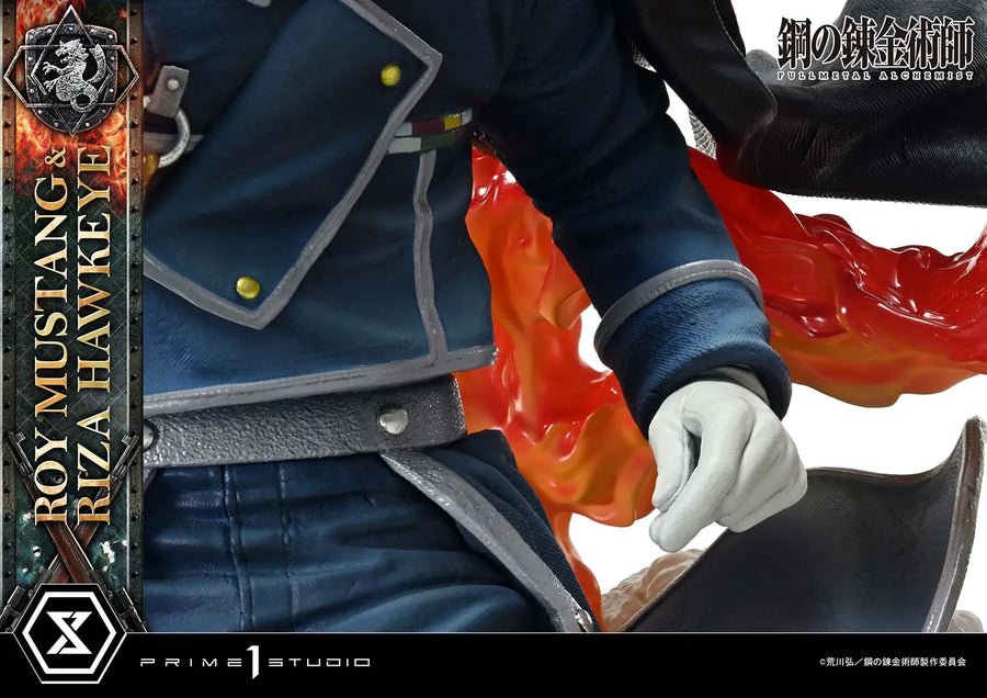 Roy Mustang & Riza Hawkeye (Regular Version) Fullmetal Alchemist – Prime1Studio – ActionFigure Brasil