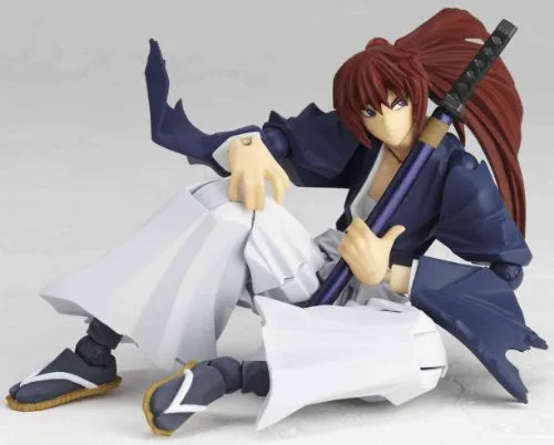 Rurouni Kenshin - Himura Kenshin - Revoltech - Battousai ver. - 110 (Kaiyodo)ㅤ – Kaiyodo – ActionFigureBrasil