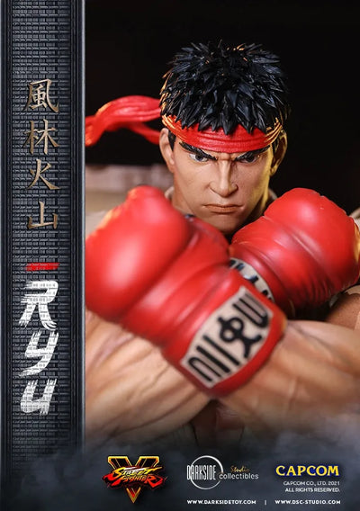 Ryu - LIMITED EDITION: 150 – DarkSide Collectibles Studio – ActionFigure Brasil — com base expositora
