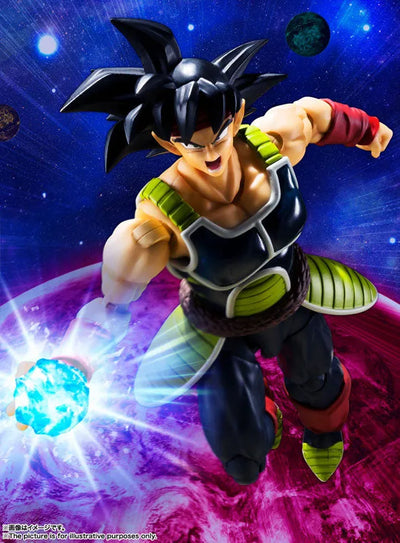 S.H.Figuarts Bardock "Dragon Ball Z"ㅤ – Bandai Spirits – ActionFigureBrasil — com base expositora