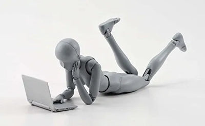 S.H.Figuarts - Body-chan - DX Set, Gray Color Ver. (Bandai)ㅤ – Bandai – ActionFigureBrasil — ângulo diferente