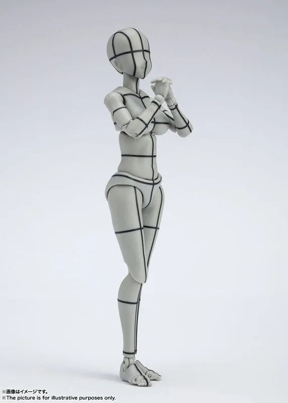 S.H.Figuarts - Body-chan - Yabuki Kentarou, Wireframe, Gray Color Ver. (Bandai Spirits)ㅤ – Bandai Spirits – ActionFigureBrasil