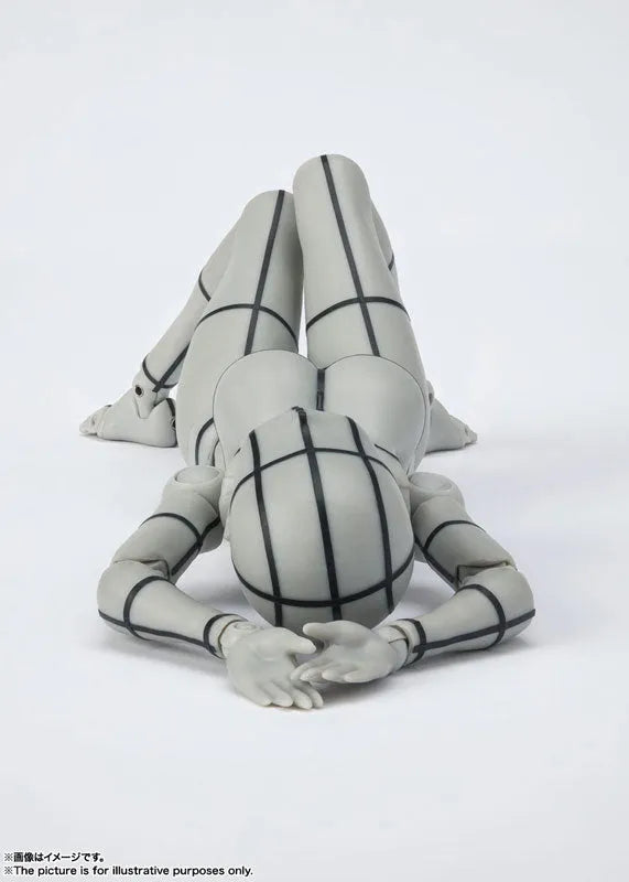 S.H.Figuarts - Body-chan - Yabuki Kentarou, Wireframe, Gray Color Ver. (Bandai Spirits)ㅤ – Bandai Spirits – ActionFigureBrasil