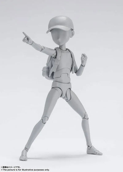 S.H.Figuarts Body-kun -Sugimori Ken- Edition DX SET (Gray Color Ver.)ㅤ – Bandai Spirits – ActionFigureBrasil