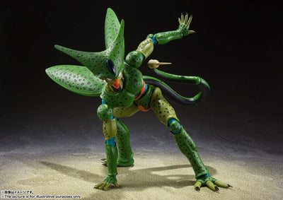 S.H.Figuarts Cell First Form "Dragon Ball Z"ㅤ – Bandai Spirits – ActionFigureBrasil — ambientada