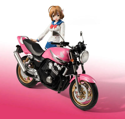 S.H. Figuarts - Hane Sakura (Uniform) & CB400 SUPER FOUR "Bakuon!!"ㅤ – Bandai – ActionFigureBrasil — close