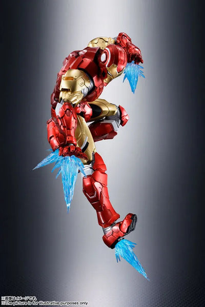 S.H.Figuarts Iron Man (Take On Avengers)ㅤ – Bandai Spirits – ActionFigureBrasil — ângulo diferente