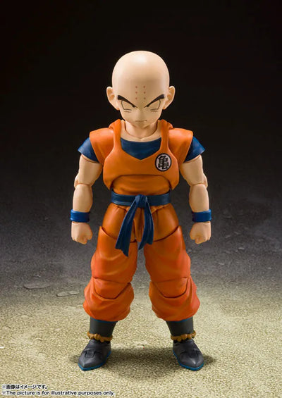 S.H.Figuarts Krillin -Strongest Earthling Man- "Dragon Ball Z"ㅤ – Bandai Spirits – ActionFigureBrasil