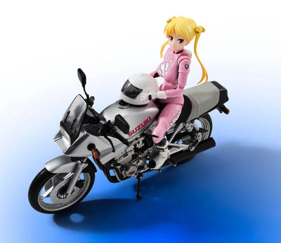 S.H. Figuarts - Rin Suzunoki (Rider Suit) & GSX 400S KATANA "Bakuon!!"ㅤ – Puella Magi Madoka Magica – ActionFigureBrasil